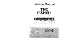 Fisher 200-T - Service Manual